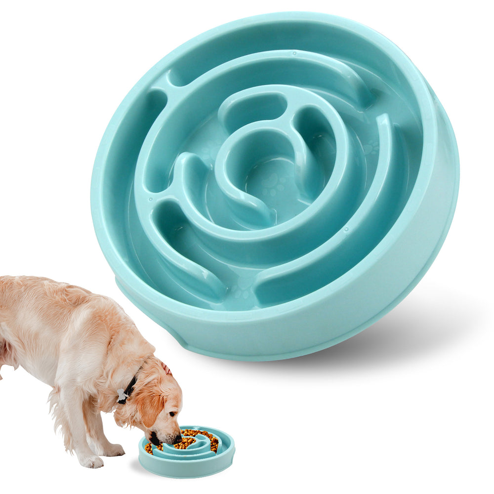 Silicone Slow Feeder Dog Bowl – Anti-Choke Puzzle Feeder for Healthy Eating, Puppies & Dogs