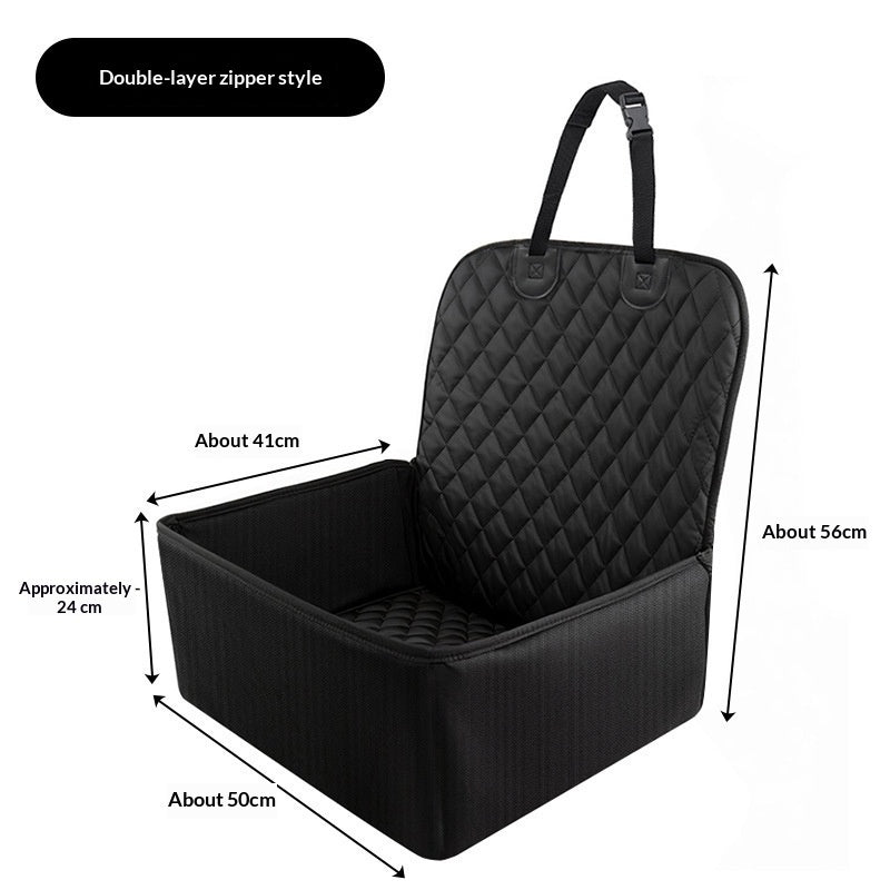 Waterproof Pet Car Seat Cover – Thickened Dog Car Seat Cushion & Protector for Safe, Clean Travel