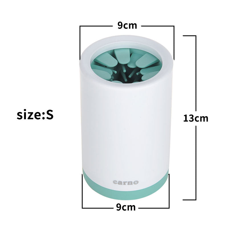 Portable Paw Cleaner Cup – Soft Silicone Dog Foot Washer for Muddy Paws After Walks