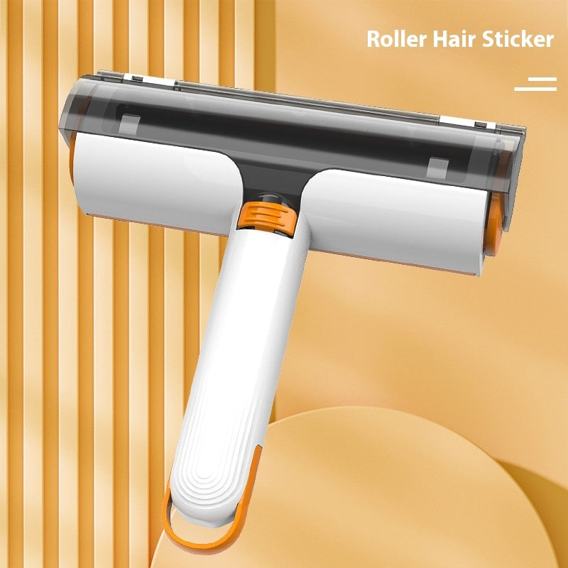 2-in-1 Pet Hair Remover – Reusable Washable Lint Roller & Brush for Furniture, Couch, Clothes & Car
