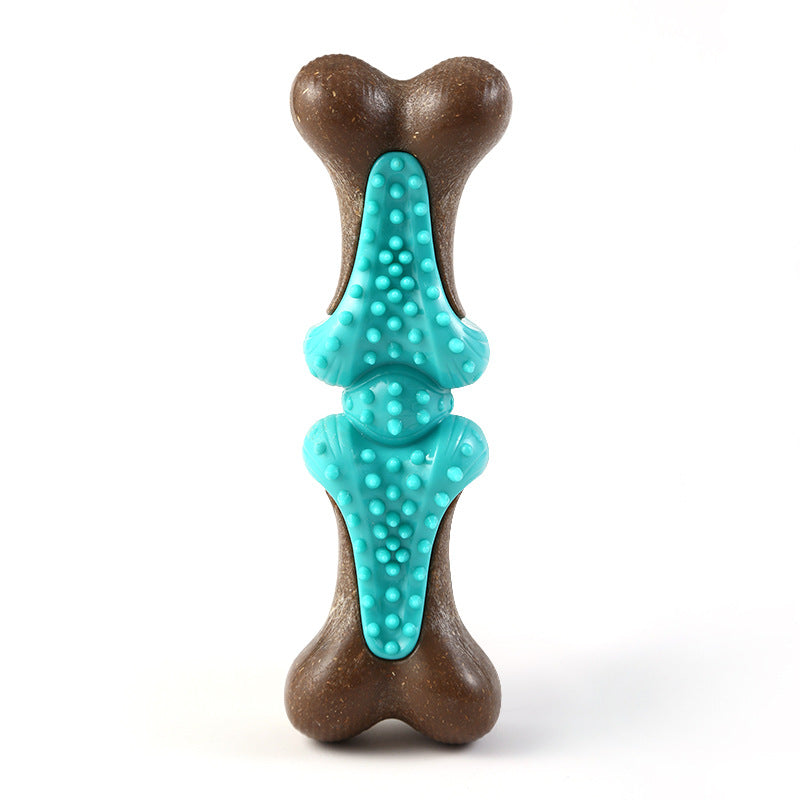 Tough Rubber Dog Chew Toy – Durable Bone for Aggressive Chewers, Large & Medium Dogs, Dental Health Support