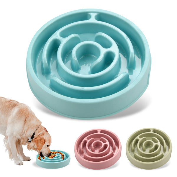Silicone Slow Feeder Dog Bowl – Anti-Choke Puzzle Feeder for Healthy Eating, Puppies & Dogs