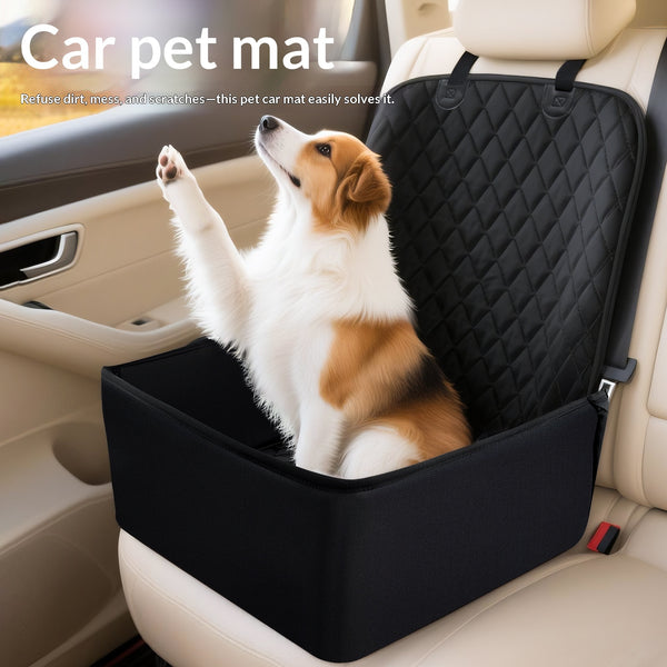 Waterproof Pet Car Seat Cover – Thickened Dog Car Seat Cushion & Protector for Safe, Clean Travel